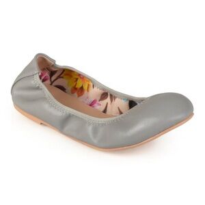 NWOB Journee Collection Lindy Flat, Women's Ballet Flats, Gray, Size‎ 7